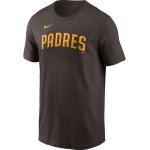 Nike Mlb Wordmark San Diego Padres Short Sleeve T-shirt Marrone XL Uomo