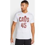 Vestiti ed accessori estivi casual bianchi M di cotone lavabili in lavatrice per Uomo Nike Cleveland Cavaliers 