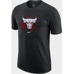 Nike NBA T-Shirt Chicago Bulls Nero Uomo NKDH7073-010-G7A-S