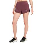 Shorts scontati rossi XL in poliestere per Donna Nike Dri-Fit 