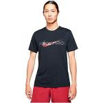 Magliette & T-shirt nere M con scollo rotondo per Uomo Nike Pro 