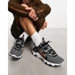 Sneakers stringate larghezza E scontate grigie numero 42 di gomma antiscivolo Nike React Vision 