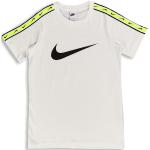 T-shirt bianche 7 anni in poliestere per bambini Nike Repeat 
