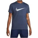 Magliette & T-shirt grigie S con scollo tondo mezza manica con scollo rotondo per Uomo Nike Repeat 