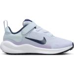 Scarpe sportive larghezza E blu chiaro chiusura velcro per bambini Nike Revolution 