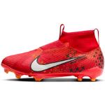 Scarpe larghezza A rosse da calcio terreni compatti per bambini Nike Mercurial Superfly 