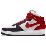 Nike Scarpa personalizzabile Air Force 1 Mid By You – Donna - Rosso