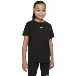 Top scontati neri di cotone per bambina Nike di Sportler.com 