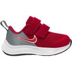 Sneakers larghezza E scontate rosse numero 19,5 in similpelle chiusura velcro a strappo per bambini Nike Star Runner 2 