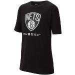 Nike T-shirt Brooklyn Nets Dri-FIT NBA - Ragazzi - Nero