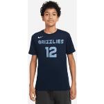 Nike T-shirt Ja Morant Memphis Grizzlies NBA – Ragazzi - Blu