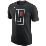 Nike T-shirt LA Clippers City Edition NBA – Uomo - Nero
