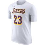 T-shirt bianche da basket per Uomo Nike Los Angeles Lakers 