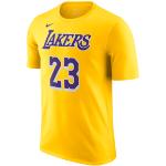 T-shirt gialle da basket per Uomo Nike Los Angeles Lakers 