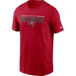Nike Tampa Bay Buccaneers Essential Team Muscle Short Sleeve T-shirt Rosso M Uomo