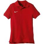 Nike Team Core Polo Youth, Unisex-Kids, Rosso, 8-1