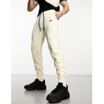 Pantaloni scontati bianchi XL di pile con elastico Nike Tech 