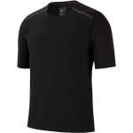 Magliette & T-shirt scontate nere L in poliestere mezza manica con manica corta per Uomo Nike Tech Pack 