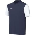 Nike Unisex Kids Short-Sleeve Soccer Jersey Y Nk DF Tiempo Prem II JSY SS, Midnight Navy/White/White, DH8389-410, M