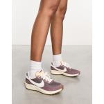 Sneakers stringate larghezza E scontate color prugna numero 39 di gomma antiscivolo Nike Waffle 