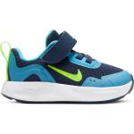 Sneakers larghezza E blu numero 27 chiusura velcro traspiranti per bambini Nike Wearallday 