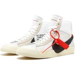 Sneakers alte larghezza E bianco sporco di gomma con stringhe per Donna Nike 
