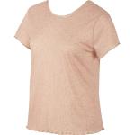 Nike Yoga Core Cn Short Sleeve T-shirt Arancione L Donna