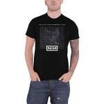 Nine Inch Nails T Shirt Head Like A Hole Band Logo Nuovo Ufficiale Uomo Nero Size S
