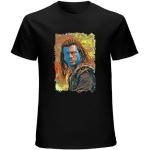 NINEAIR Mens Medium Braveheart William Wallace Movie Woman Unisex My Artwork UK Short-Sleeved T-Shirts Black L