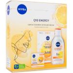 Nivea Q10 Energy Gift Set cofanetto regalo: crema viso quotidiana Q10 Energy 50 ml + acqua micellare Q10 Energy 400 ml + maschera viso in tessuto Q10 Energy 1 pz per Donna