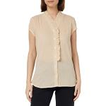 Noa Noa Otn Organic Cotton Voile Shirt,Short Sleeve Camicia, Colore: Beige, 48 Donna