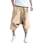 Pantaloncini bianchi 3 XL taglie comode di cotone per l'estate da portiere per Uomo 