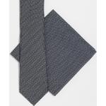 Cravatte slim grigie per Uomo 