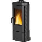 Nordica Extraflame Stufa a Legna 6.2 kW Volume 177 m3 colore Ghisa Rivestimento in Ghisa - Candy