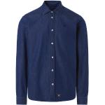 Camicie chambray casual blu scuro 3 XL taglie comode di cotone manica lunga per Uomo North Sails 