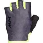 Northwave Active Short Fingers Glove - Guanti corti ciclismo Grey / Yellow Fluo S