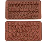 Stampi in silicone con lettere 