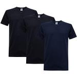 Magliette & T-shirt XL taglie comode di cotone traspiranti con scollo a V lavabili in lavatrice 3 pezzi con scollo rotondo per Uomo Nottingham 