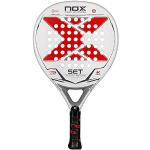 NOX Set Exclusive Series - Racchetta da paddle, unisex, bianco-rosso, Standard