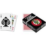 NTP- Carte Poker Long Life PVC-Mazzo Rosso, 00028