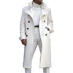 Cappotti lunghi eleganti bianchi L per l'autunno per Uomo 