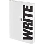 Nuuna Graphic l "write-wrong Smooth Bonded Leather notebook – bianco