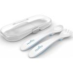 Nuvita Spoon and fork set posate in scatola Pastel blue 2 pz