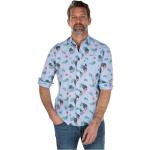 Camicie stampate scontate multicolore 3 XL taglie comode in poliestere a fiori per l'estate per Uomo 