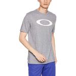 Magliette & T-shirt grigie XXL taglie comode in misto cotone con scollo rotondo per Uomo Oakley 