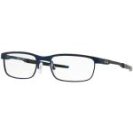 Oakley Steel Plate OX3222 OX32203 54MM Powder Midnight Rectangle Eyeglasses for Men + BUNDLE With Designer iWear Complimentary Eyewear Kit