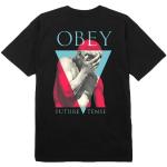 Magliette & T-shirt Regular Fit nere M di cotone Obey 