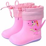 Stivali larghezza E rosa numero 30,5 impermeabili da pioggia per bambini 