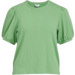 Magliette & T-shirt scontate verdi XS in viscosa Tencel mezza manica con scollo rotondo per Donna Object 