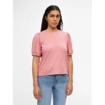 Magliette & T-shirt scontate rosa XL in viscosa Tencel mezza manica con manica corta per Donna Object 